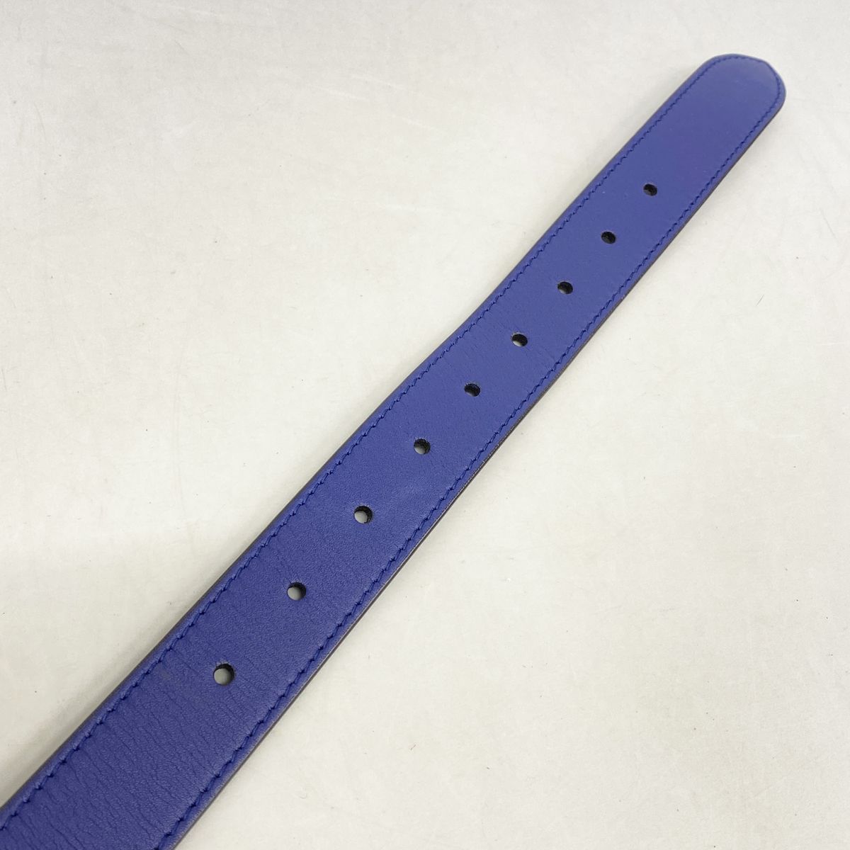 Gucci Waist Bag Suede Blue Gold — view 8
