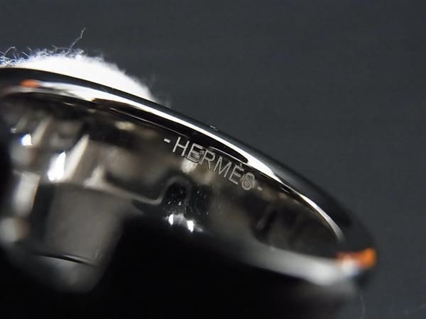 Hermes New Olympe GM Vomadam Ring Bordeaux Silver HD — view 4