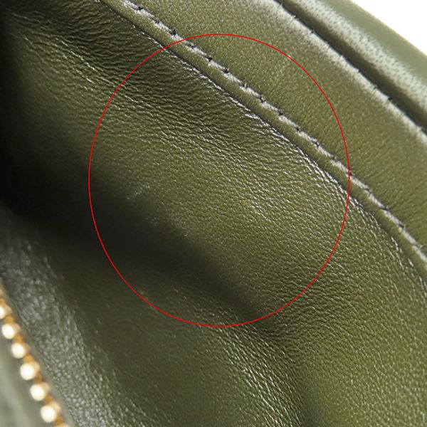 Gucci 2-Way Bag GG Milano Top Handle Bag Leather Khaki Champagne Gold Green — view 8