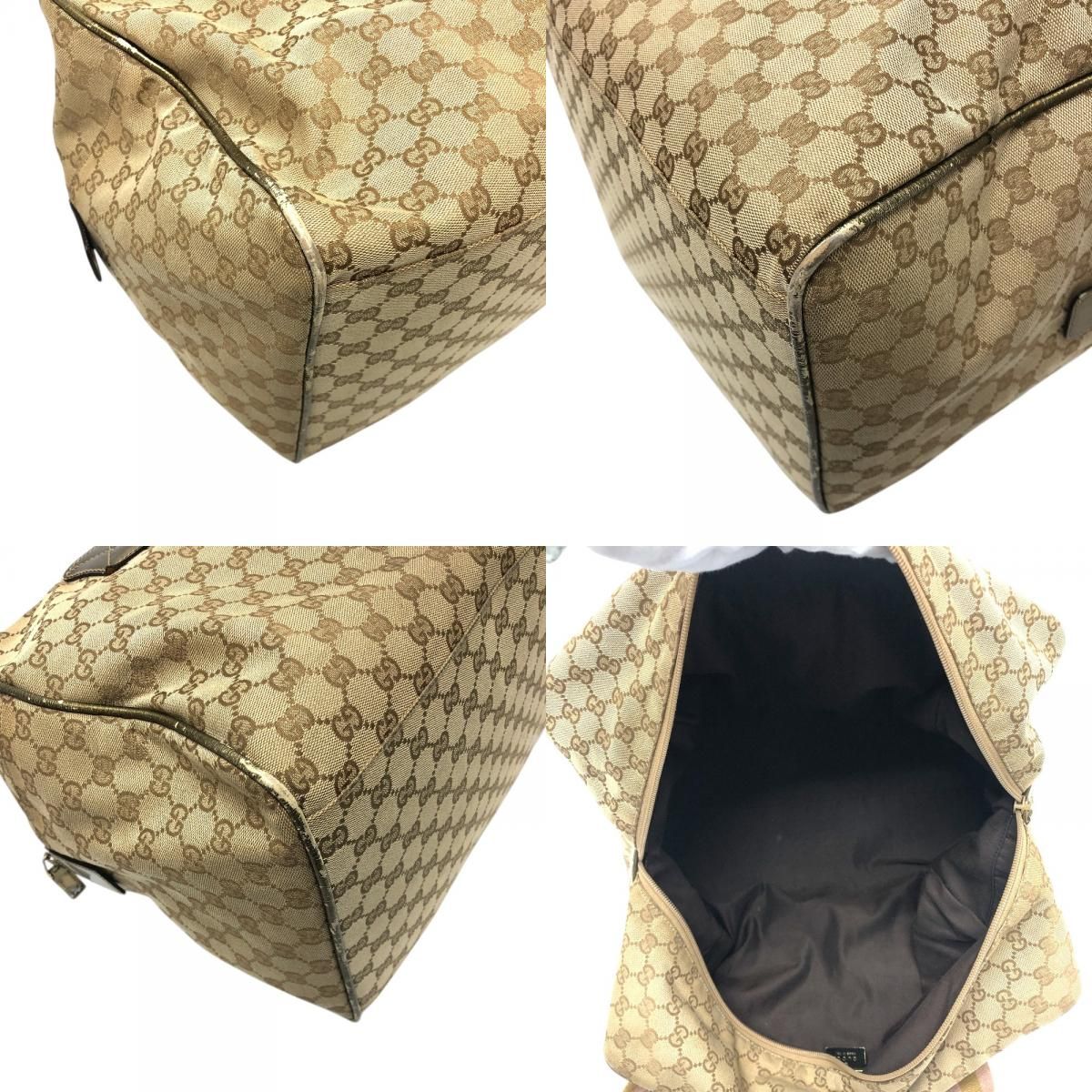 Gucci Boston Bag GG Canvas Beige — view 8
