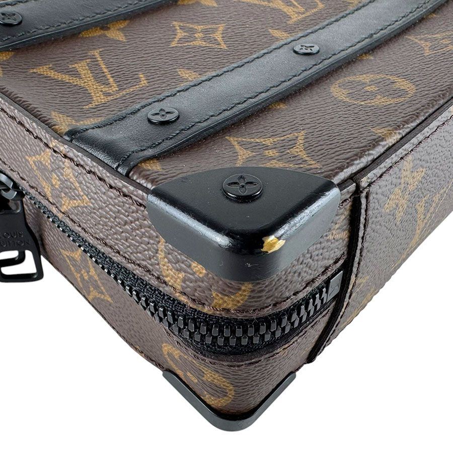 Louis Vuitton Shoulder Bag Monogram Macassar Handle Soft Trunk — view 8