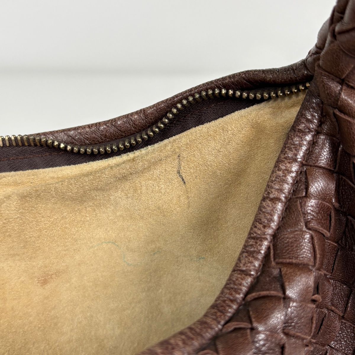 Bottega Veneta Shoulder Bag Intrecciato Hobo Leather Brown — view 8