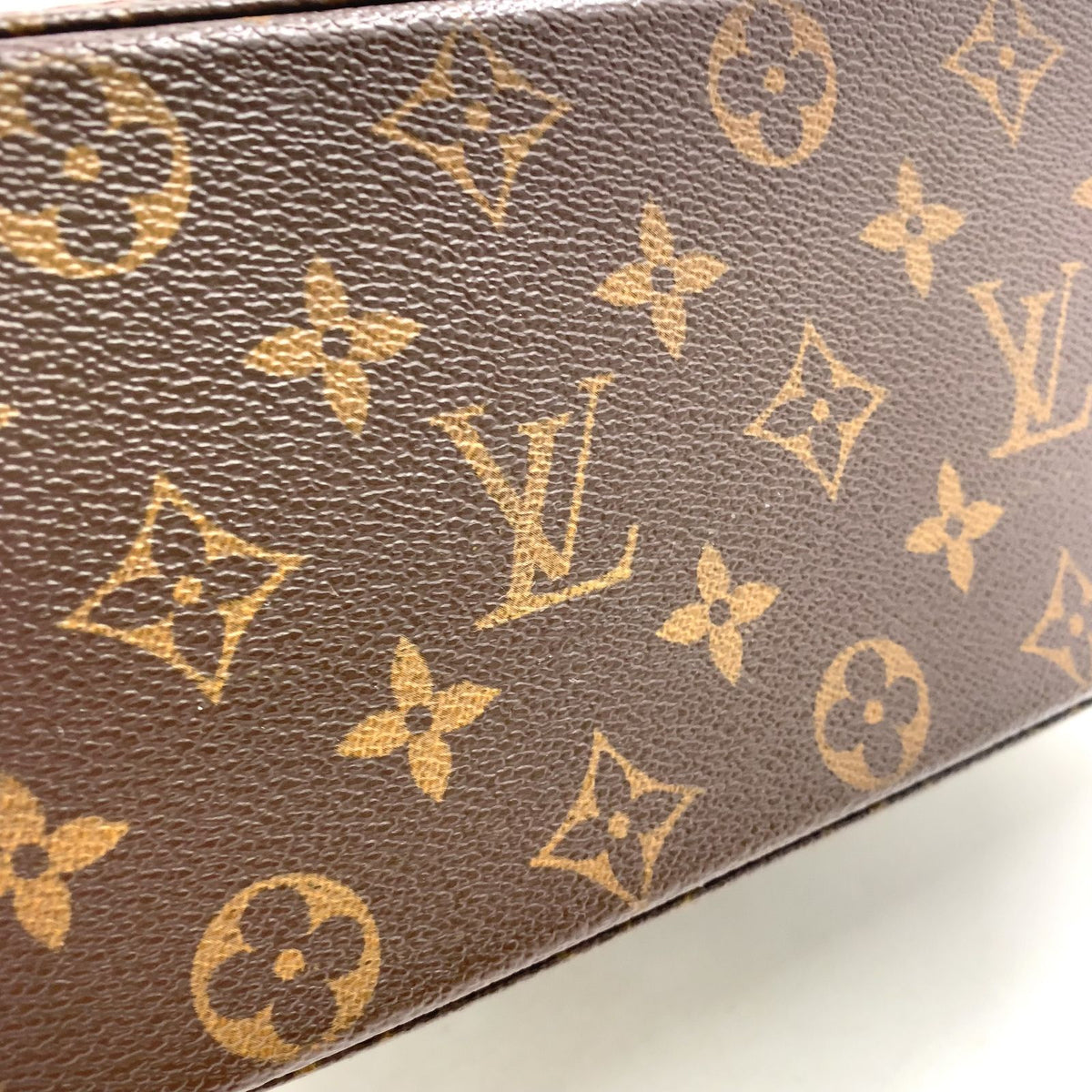 Louis Vuitton Vavin GM Monogram Leather Brown Light Tote Bag Gold — view 8