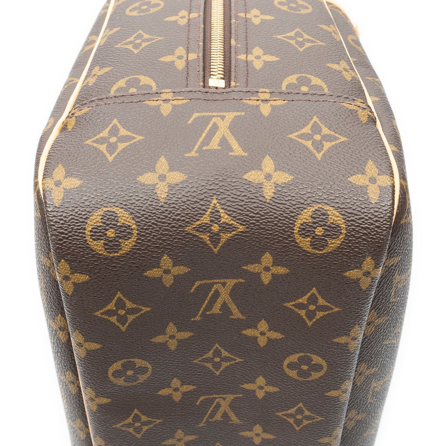 Louis Vuitton Deauville Brown Monogram Canvas Handbag — view 8