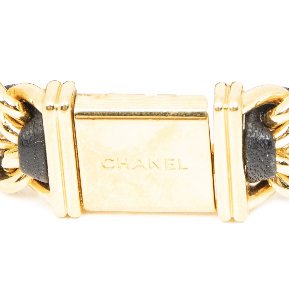 Chanel Premiere Black Gold Plated Shoulder Bag — view 5