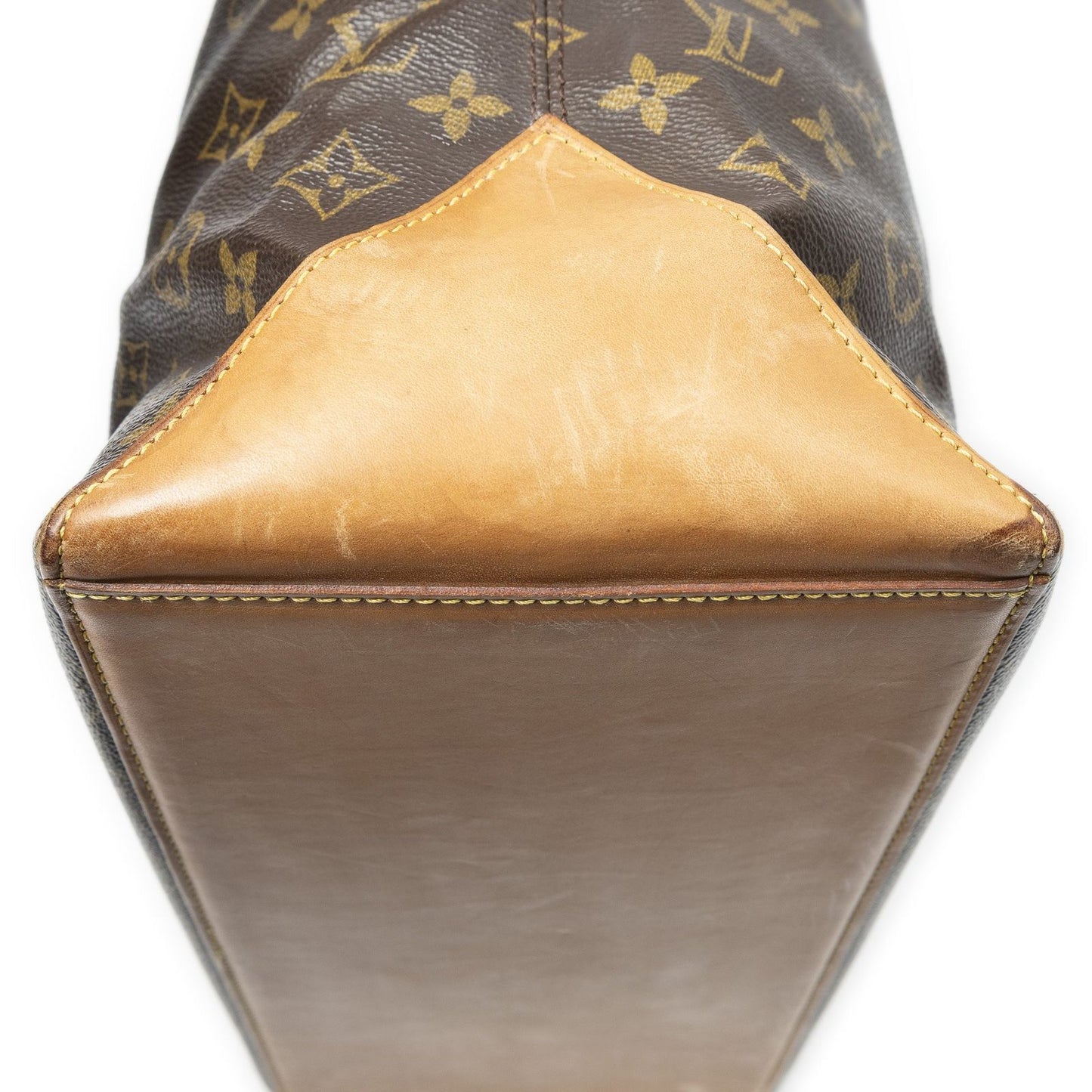 Louis Vuitton Cabas Mezzo Brown Monogram Canvas Tote Bag — view 8