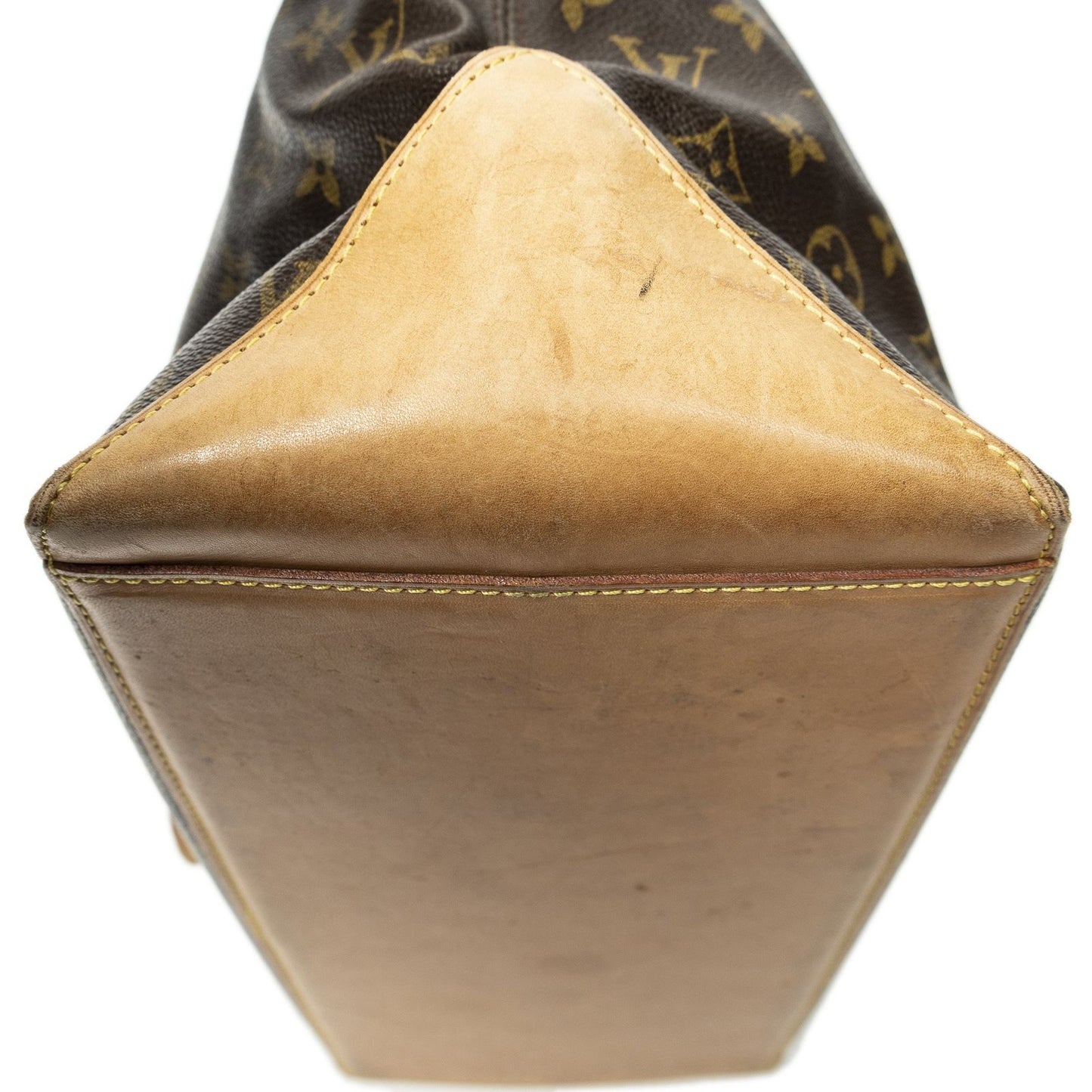 Louis Vuitton Cabas Mezzo Brown Monogram Canvas Tote Bag — view 8