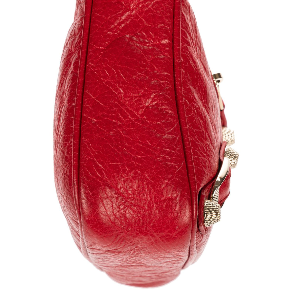 Balenciaga Mini City Crossbody Red Damage Leather — view 8