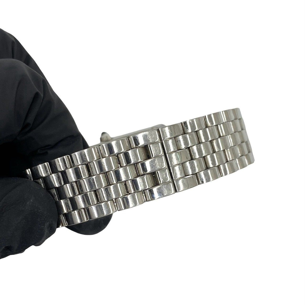 Tiffany & Co Rectangular Stainless Steel Quartz Watch Wrist Silver — view 8