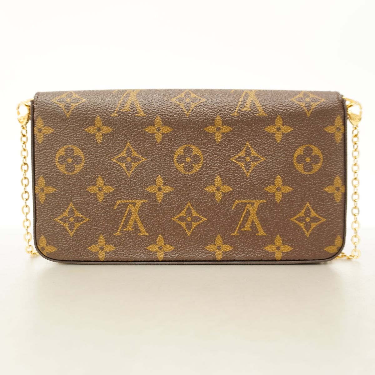Louis Vuitton Wallet on Chain Monogram Pochette Felicie Fuchsia Shoulder Bag — view 7
