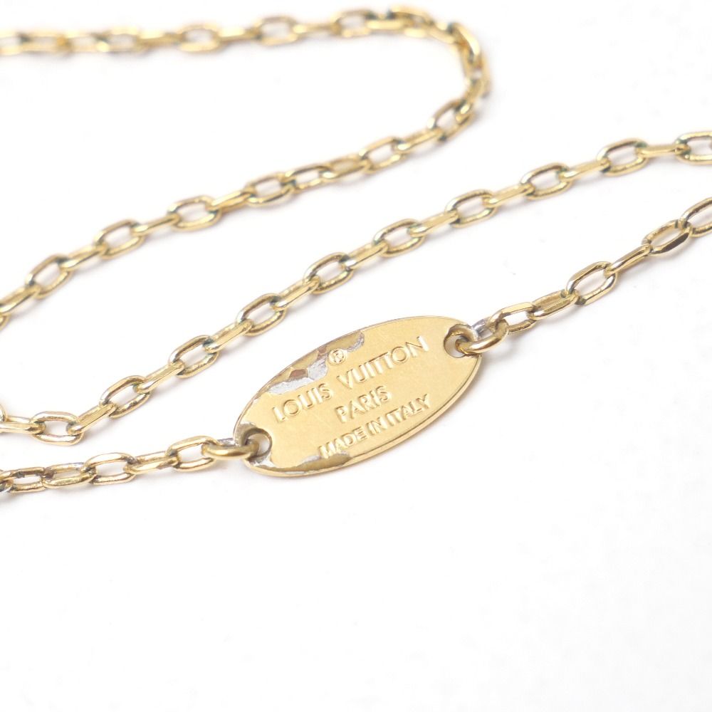 Louis Vuitton Collier Heart Foreign Love Necklace LV Logo — view 8
