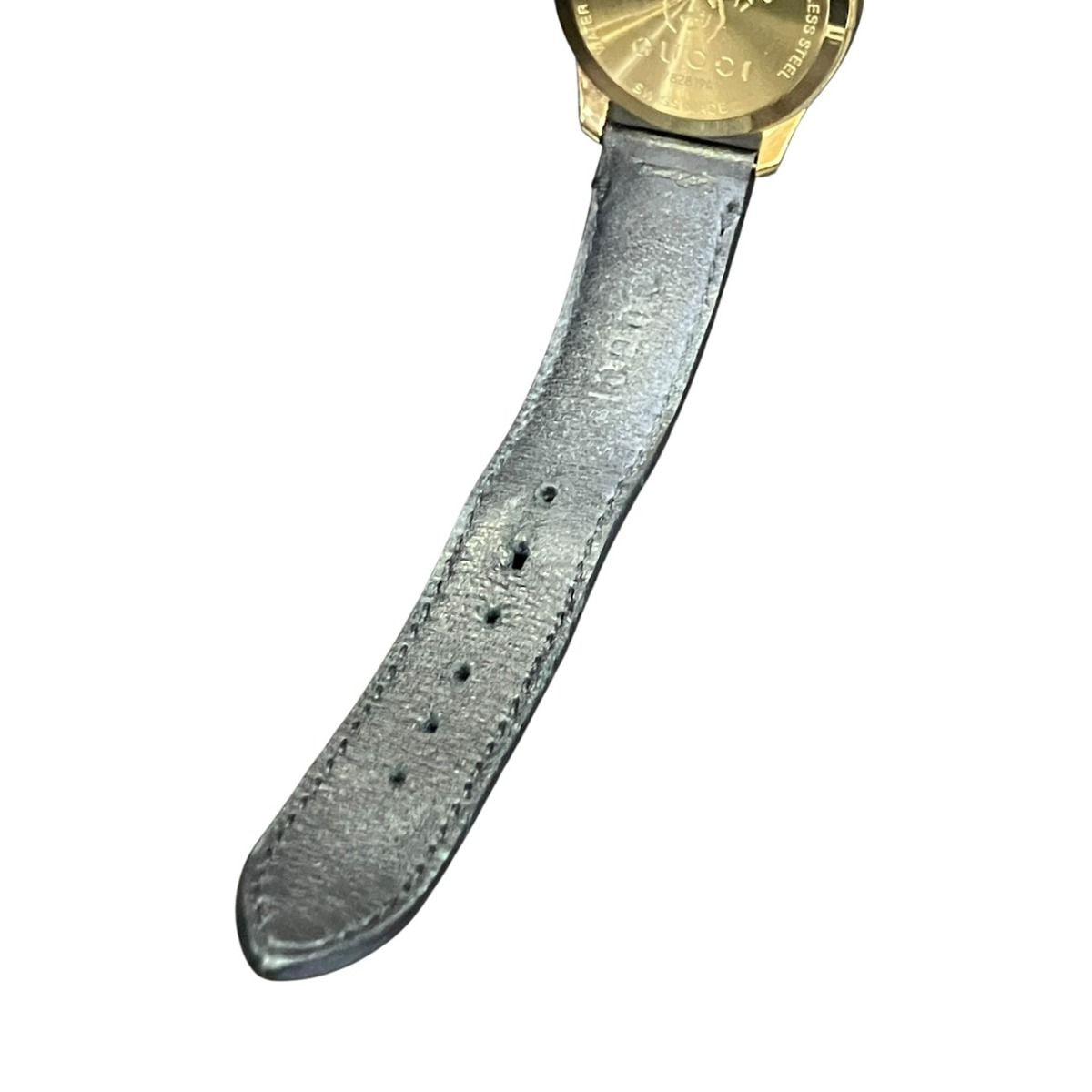 Gucci Mother of Pearl Watch Leather Quartz Dial 126.5 — view 8