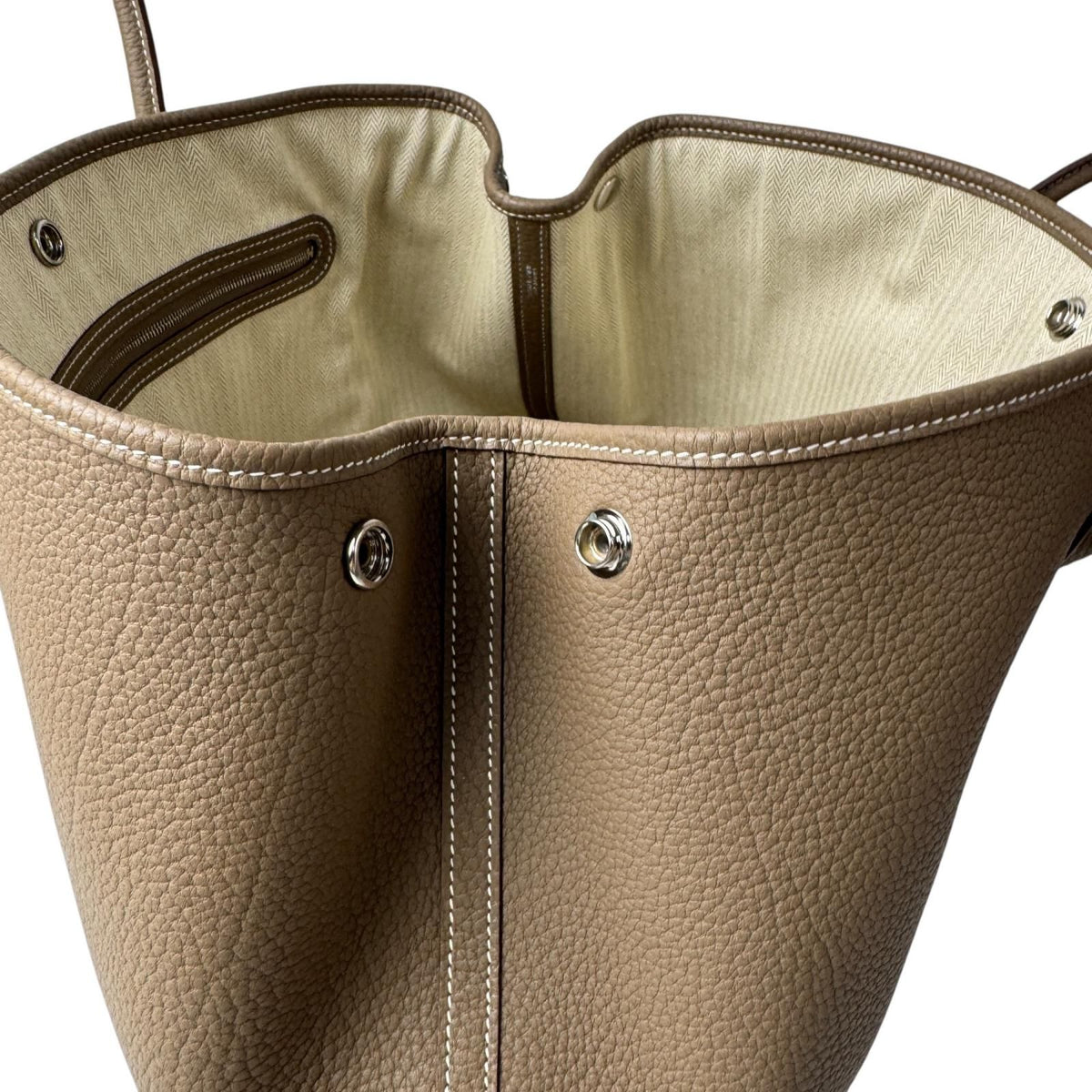 Hermes Garden Party PM Etoupe Negonda Tote Bag — view 8