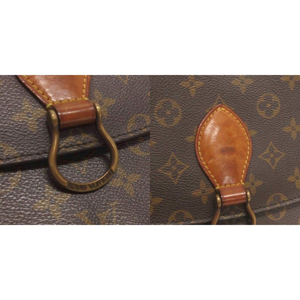 Louis Vuitton Saint Cloud GM Monogram Shoulder Bag Crossbody Brown — view 8