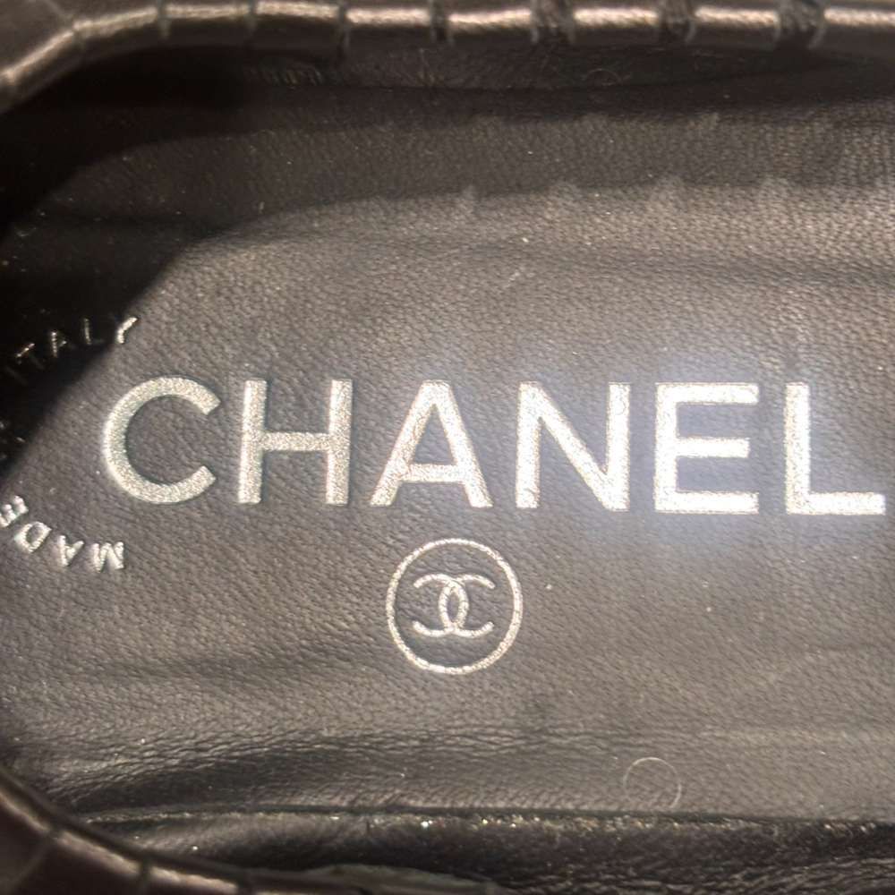 Chanel Ballet Shoes CC Logo Black — view 7