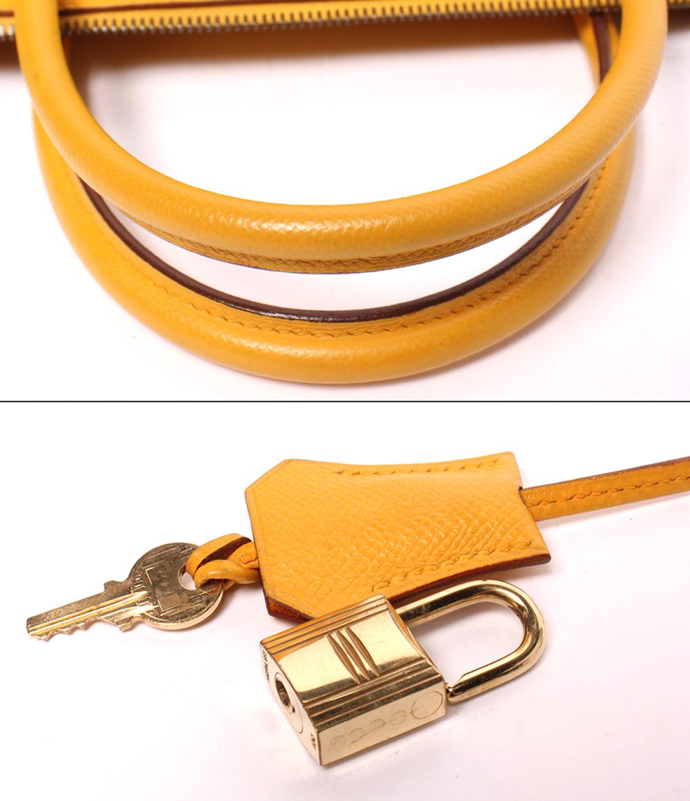 Hermes 2-Way Shoulder Bag Veau Epsom Gold Bolide 35 — view 8