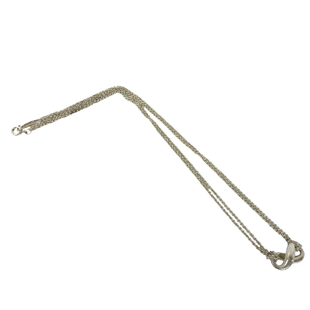 Tiffany & Co Vintage Infinity Necklace 925 Sterling Silver Pendant — view 6
