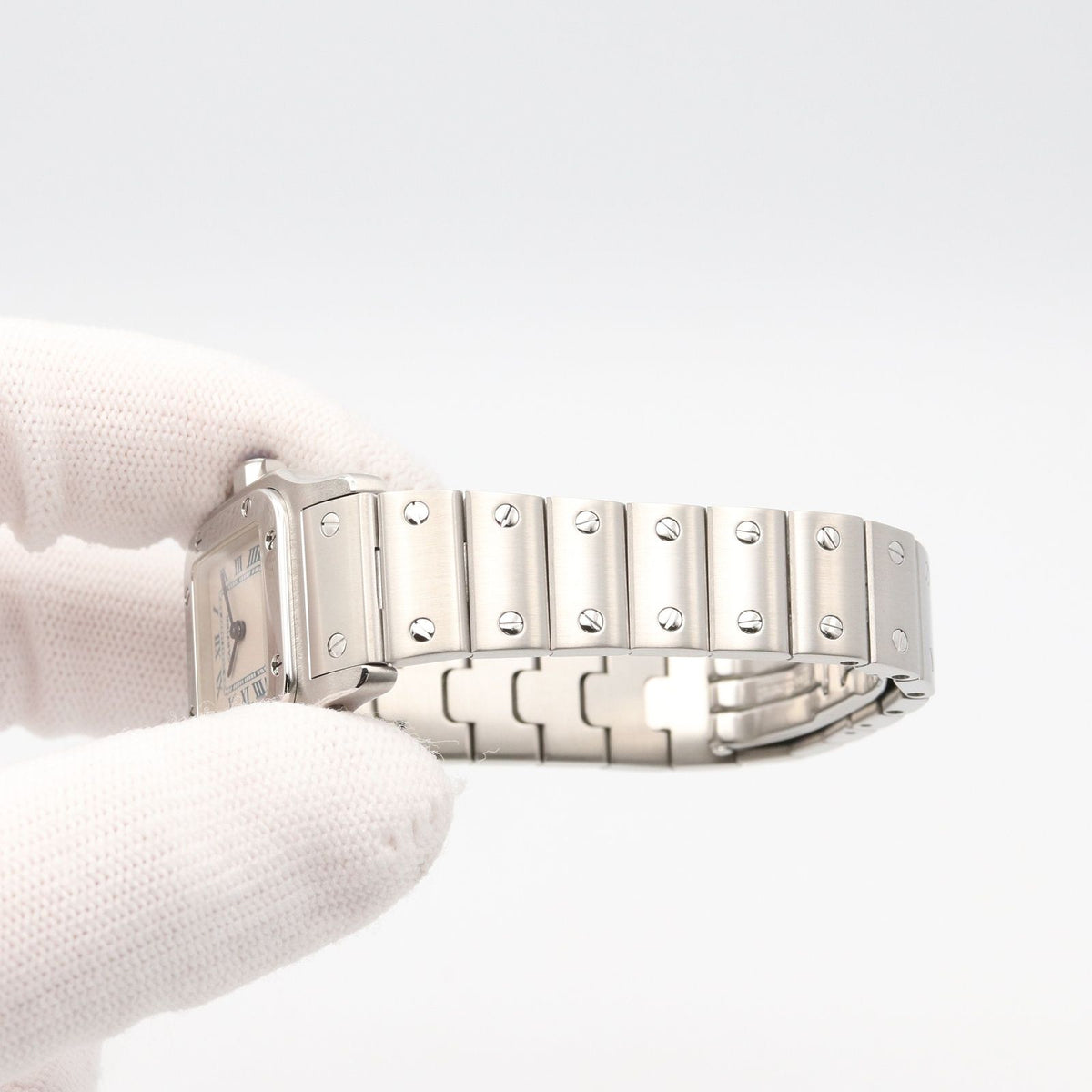 Cartier Watch Santos Galbee SM Silver Stainless Steel — view 8