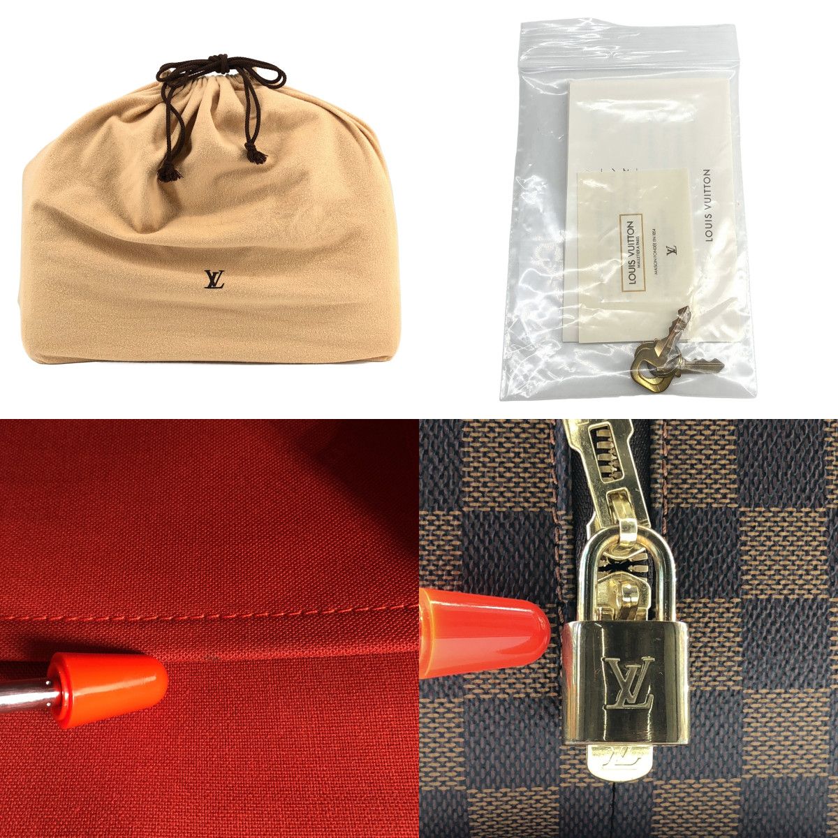 Louis Vuitton Nolita Damier Tote Bag Brown — view 8