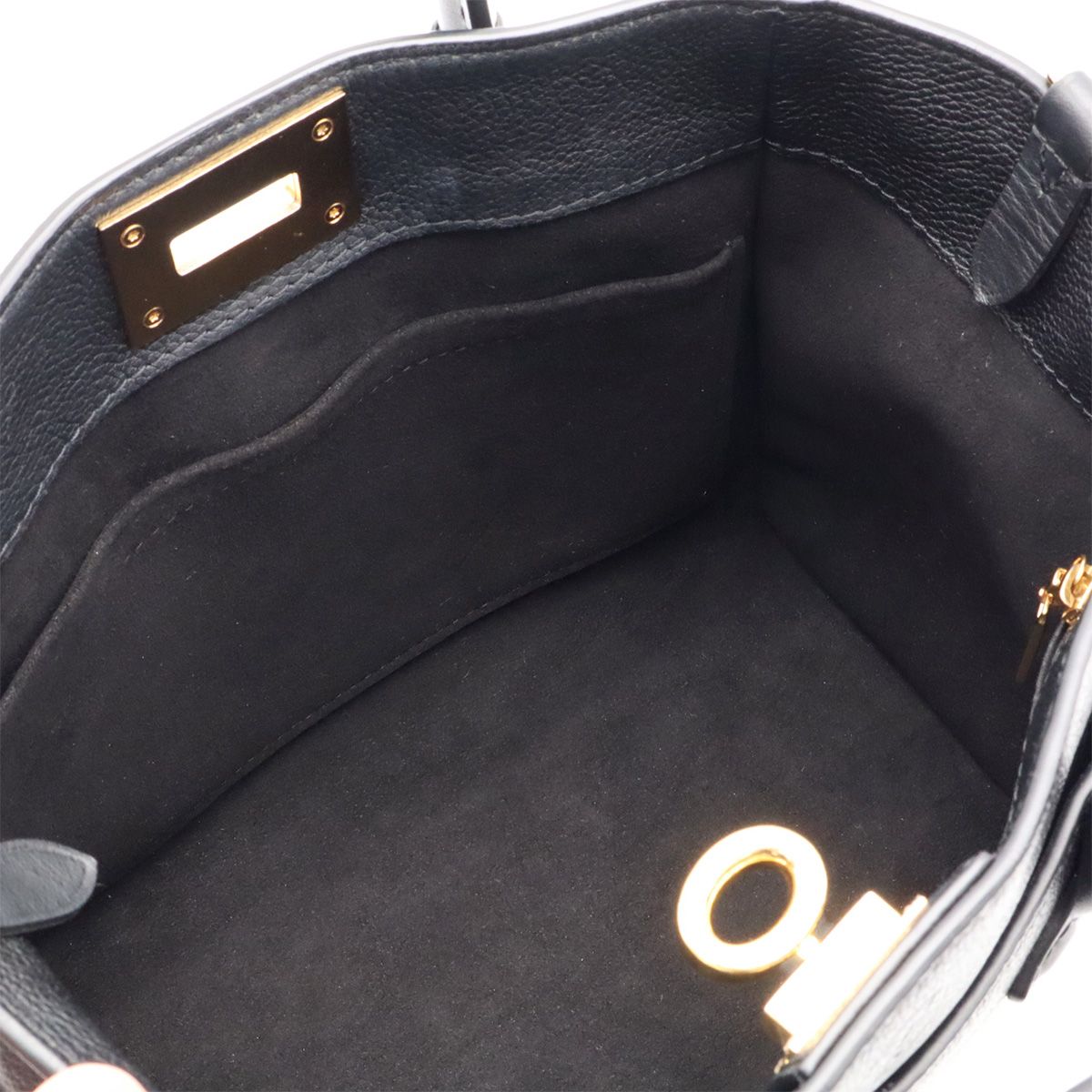 Louis Vuitton Monogram on My Side PM 2-Way Shoulder Bag Leather Noir Black — view 8