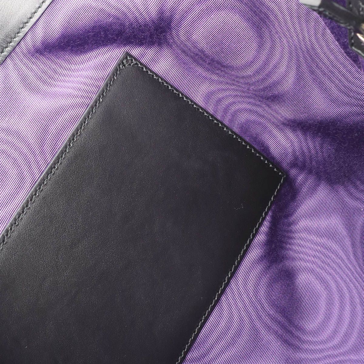 Gucci GG Matelasse Tote Large Shoulder Bag Nylon Leather Black — view 8