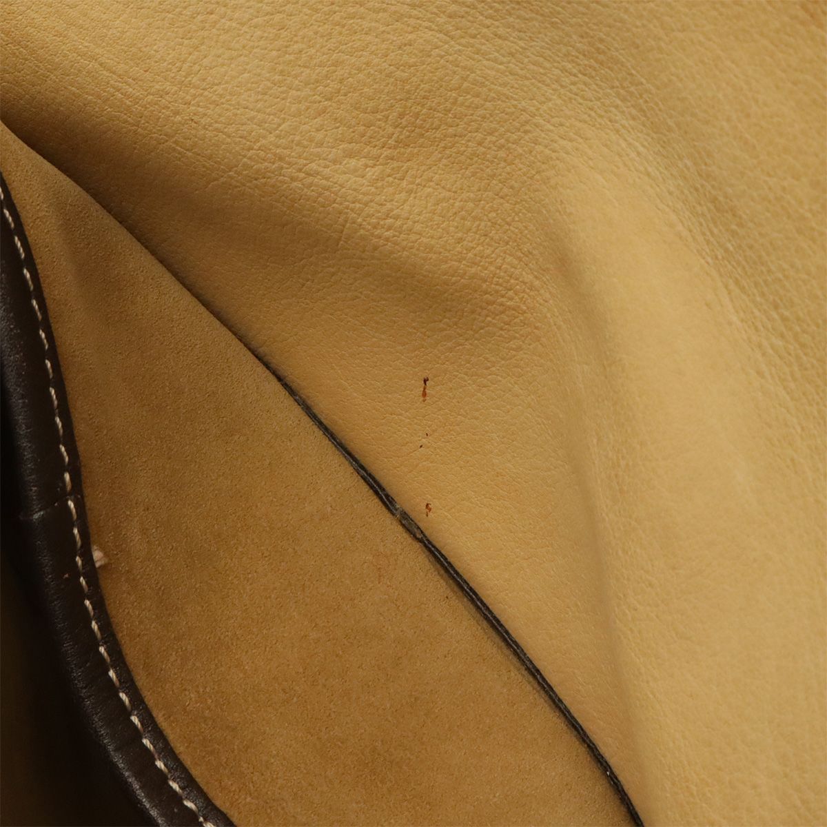 Loewe Vintage Anagram Shoulder Bag Pochette Crossbody Suede Leather Light Khaki — view 8