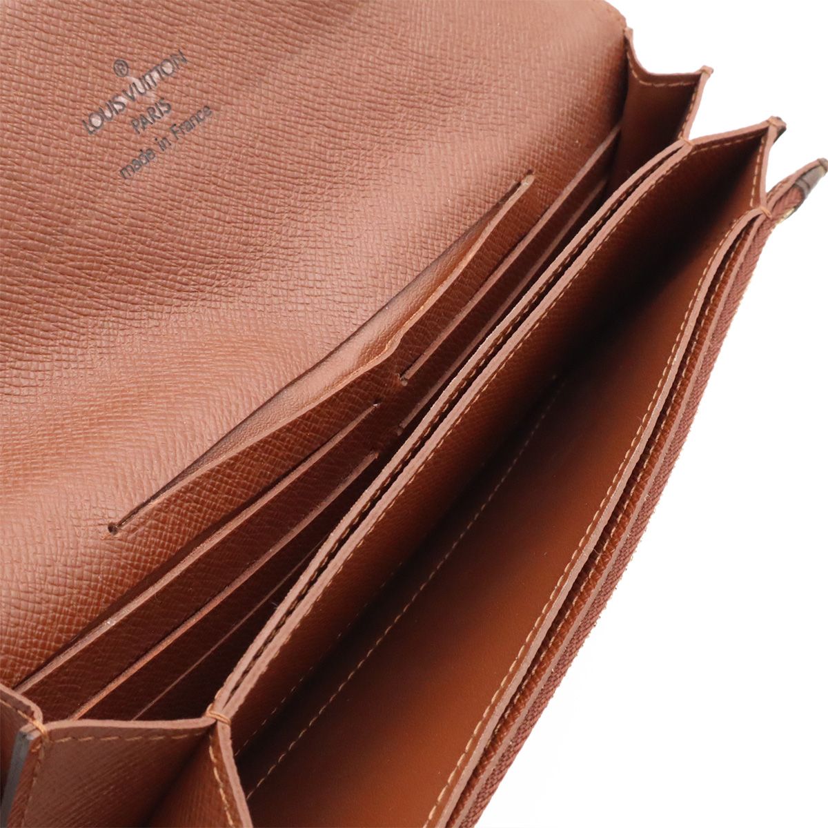 Louis Vuitton Monogram Portefeuille Accordion Wallet Bifold Chain Out of Stock — view 8