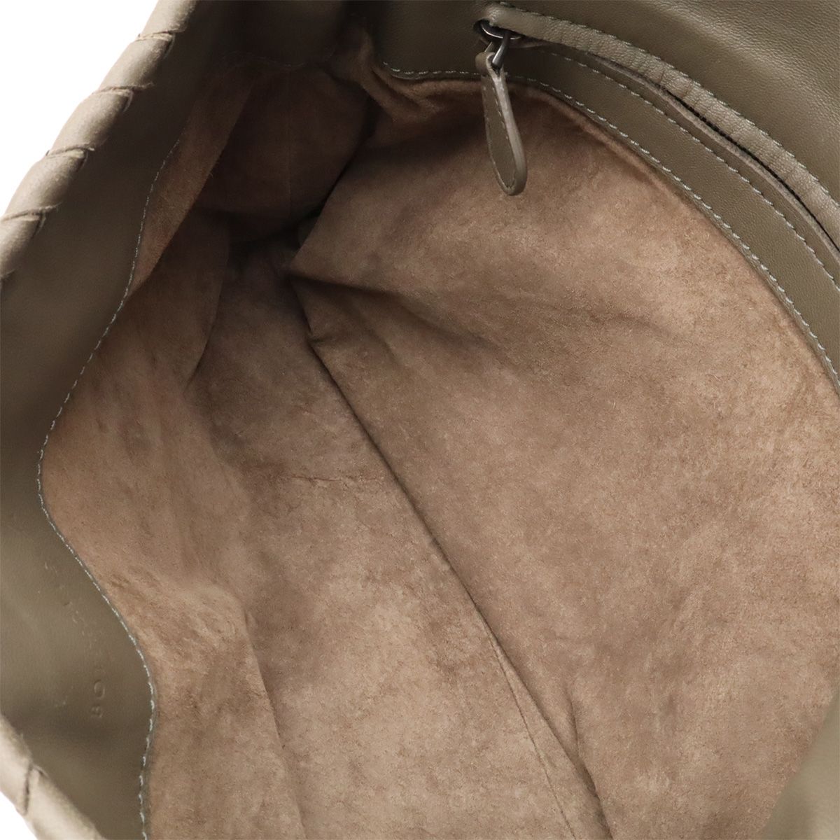 Bottega Veneta Intrecciato 2-Way Shoulder Bag Leather Khaki — view 8