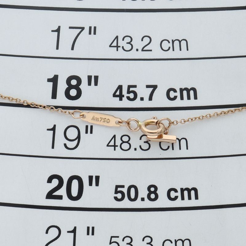 Tiffany & Co T Smile Small Necklace 18K Pink Gold — view 4