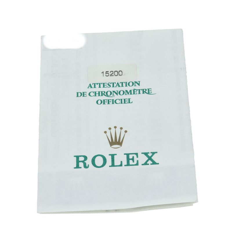 Rolex Oyster Perpetual Date Watch Card SS Black — view 6