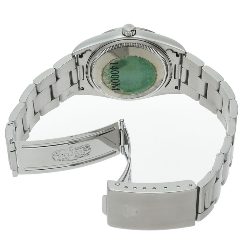 Rolex Air King SS Watch Black OH — view 5