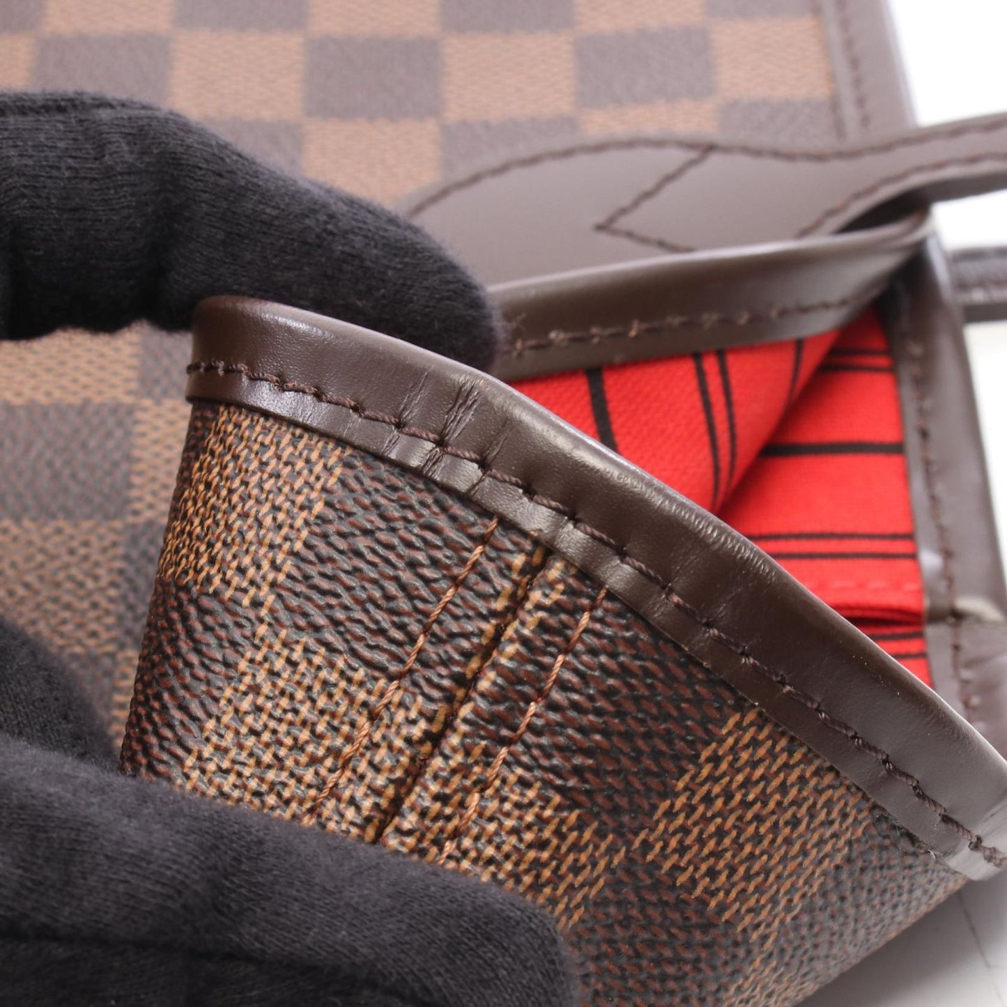 Louis Vuitton Tote Bag Neverfull MM Leather — view 8