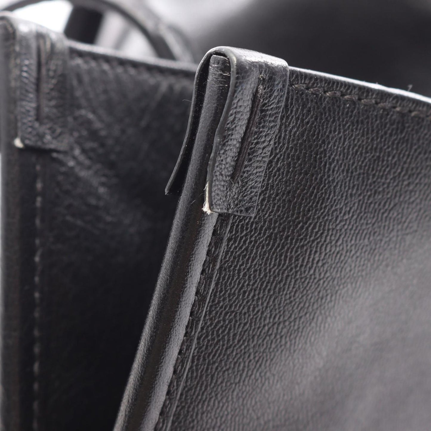 Gucci Tote Bag Horsebit Black Leather — view 8