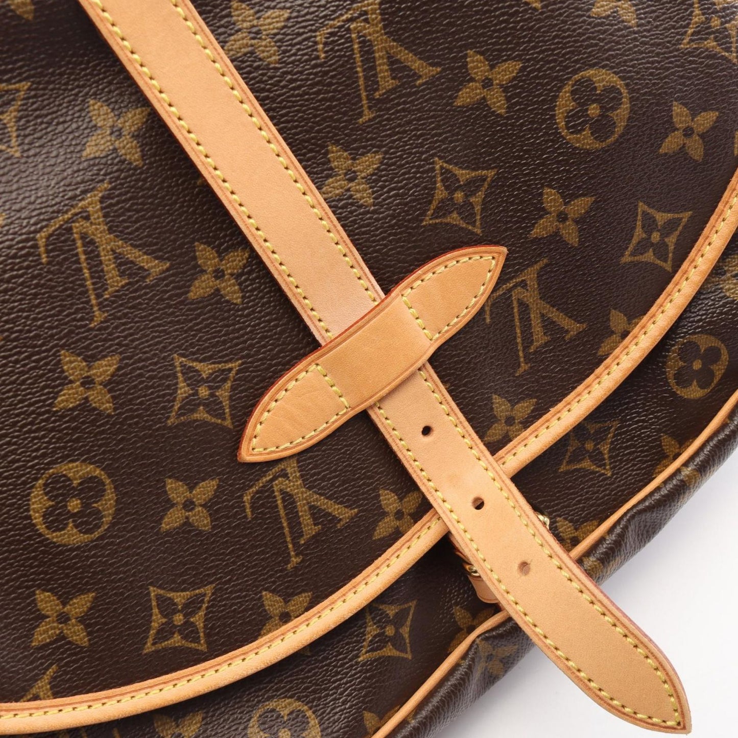 Louis Vuitton Shoulder Bag Saumur 30 Monogram Leather — view 8