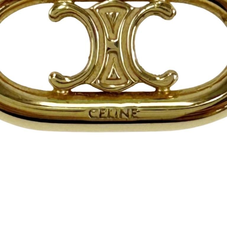 Celine Necklace Triomphe Gold Metal — view 6