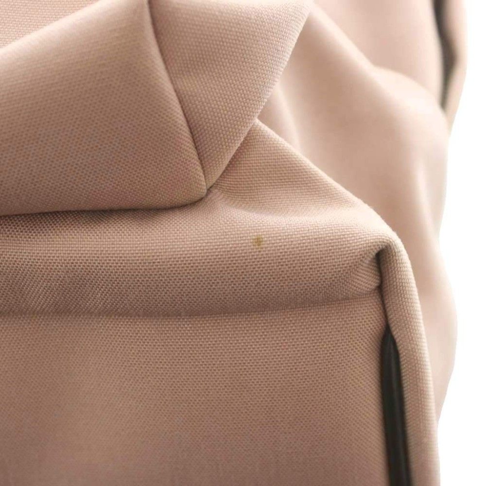 Saint Laurent Paris Leather Trim Backpack Canvas Pink Black — view 8