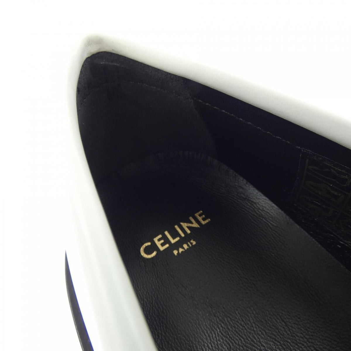 Celine Margaret Loafers Shoes with Triomphe Chain — view 6