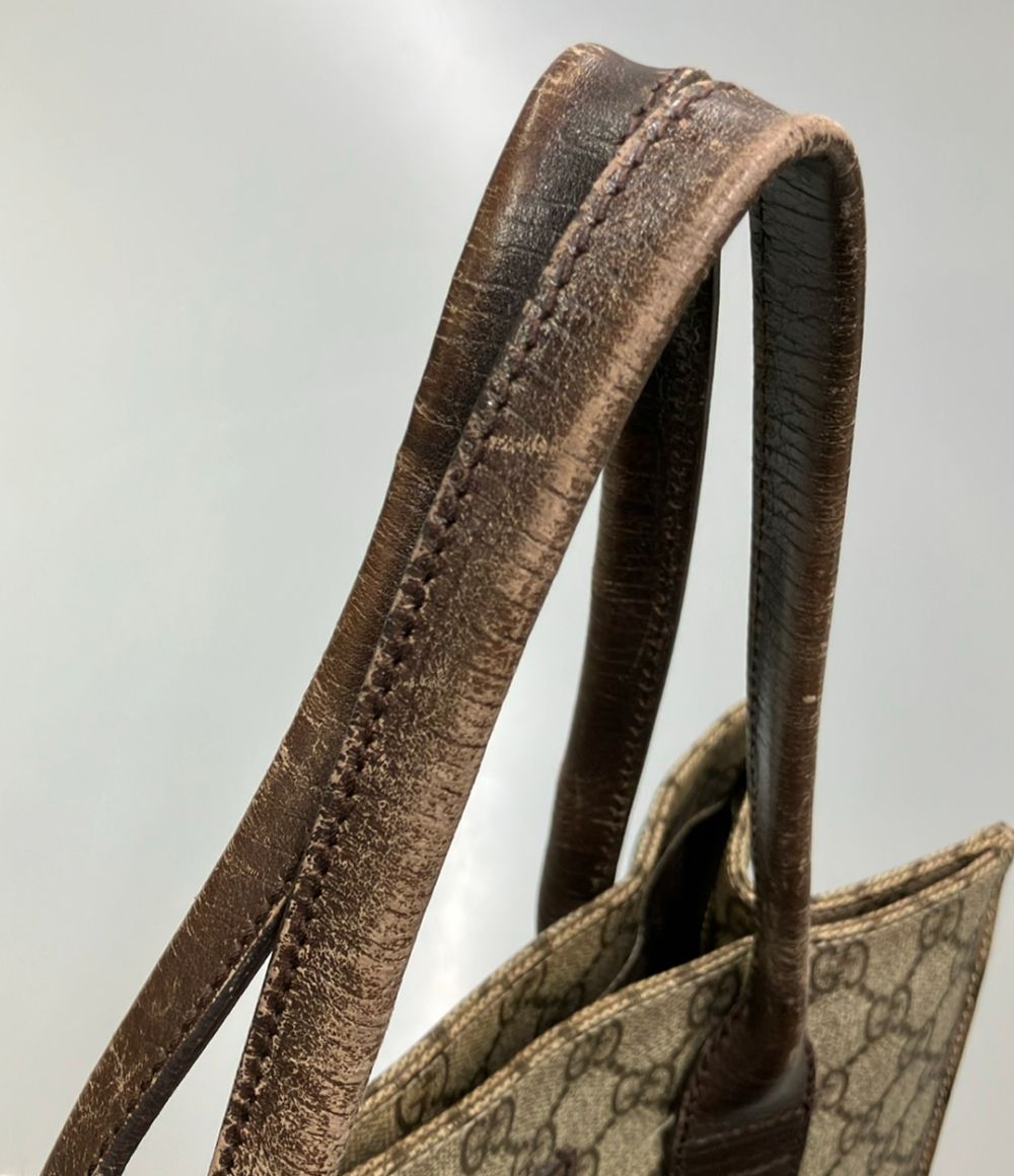 Gucci Tote Bag Leather GG Supreme — view 8