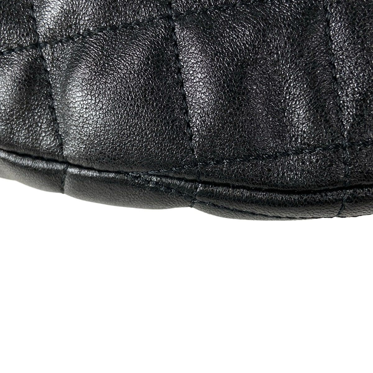 Saint Laurent Paris Handbag Icare Hobo Black Quilted Leather — view 8
