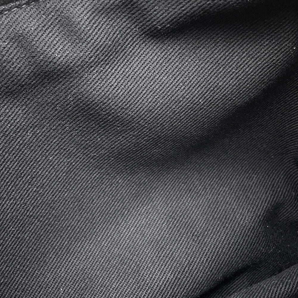 Prada Clutch Logo Raffia Black — view 8