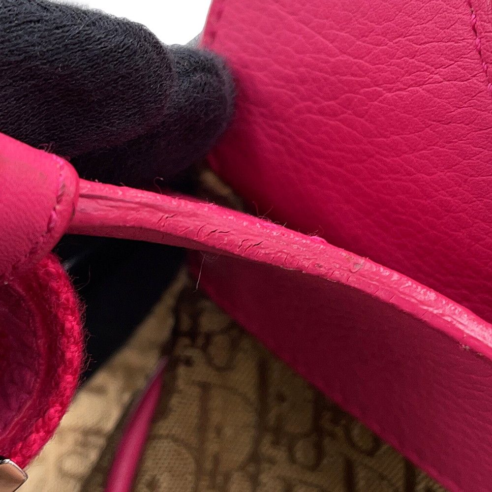 Dior Handbag Trotter Tote Canvas Leather — view 8