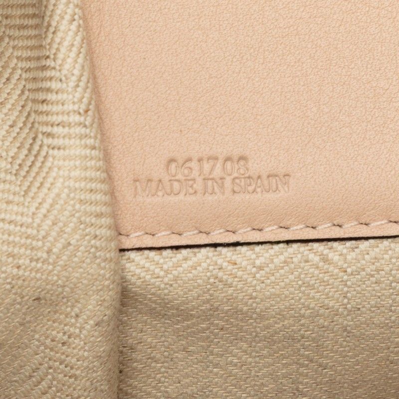 Loewe Anagram Hammock 2-Way Shoulder Bag Pink Beige Leather — view 6