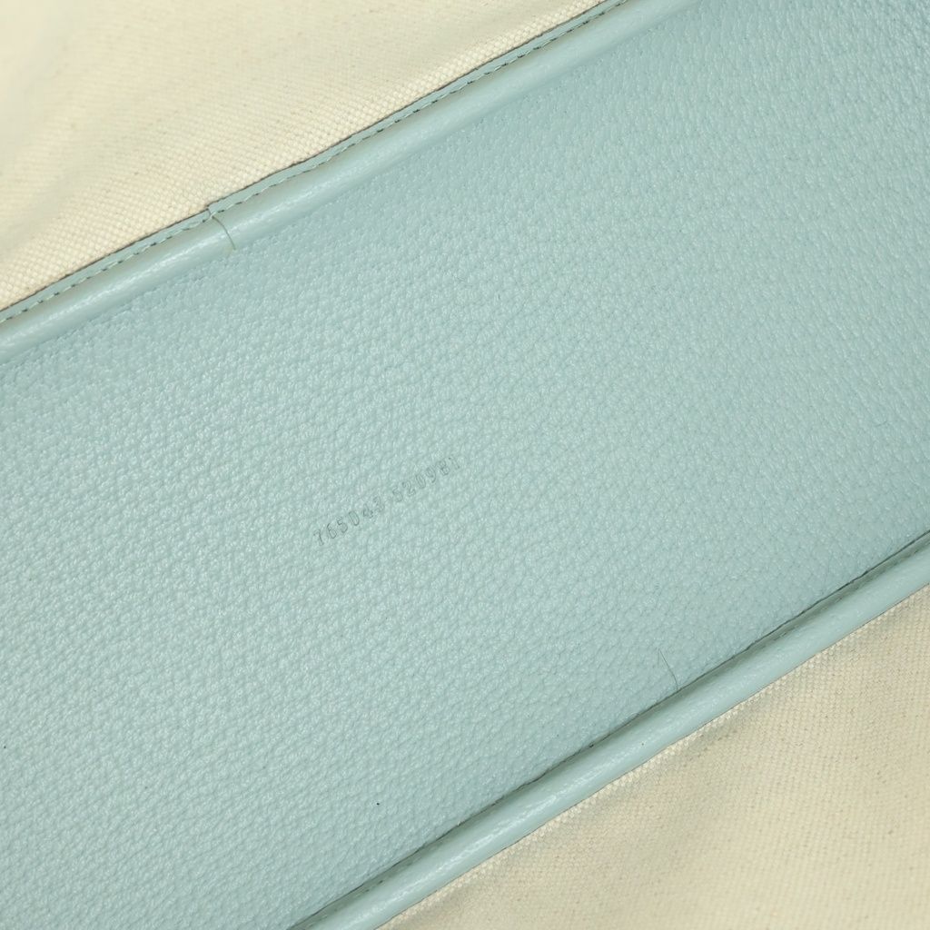 Gucci GG Ophidia 2-Way Tote Bag Light Blue Leather — view 8