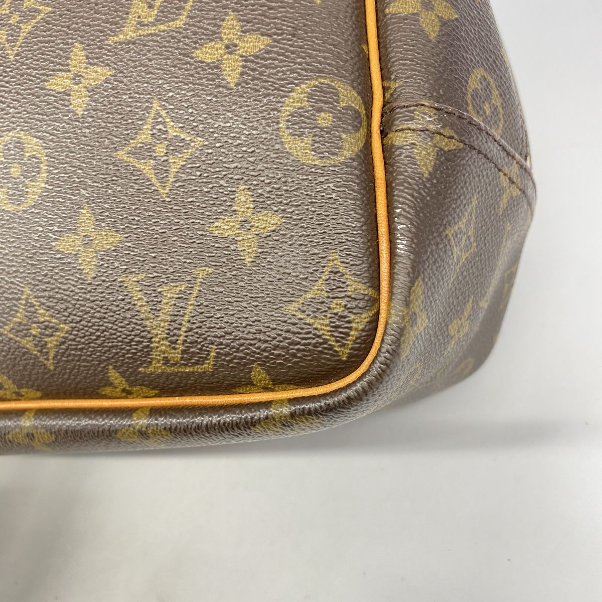 Louis Vuitton Handbag Monogram Deauville Brown — view 8