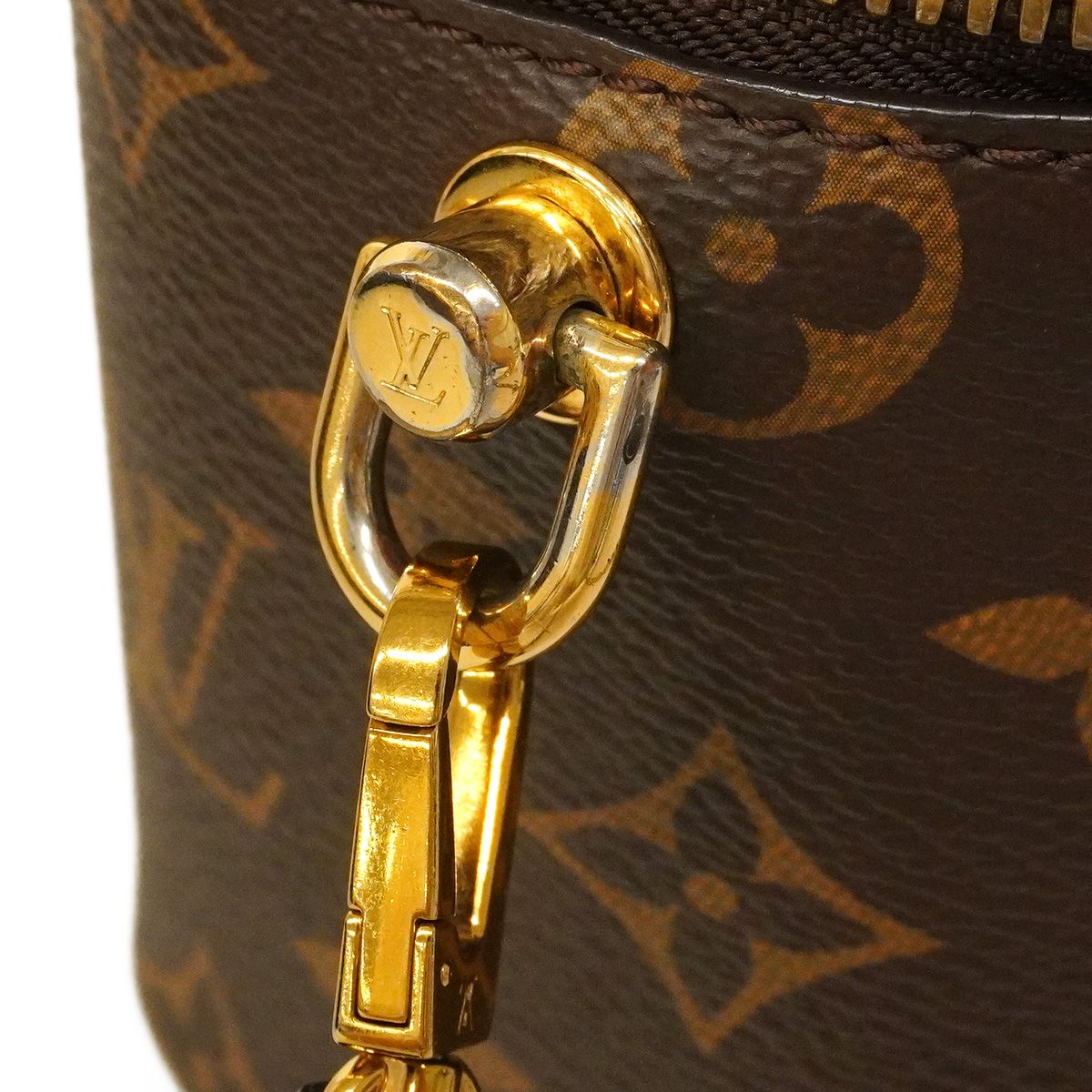 Louis Vuitton Handbag Monogram Reverse Vanity Chain Pouch Brown 2-Way — view 8