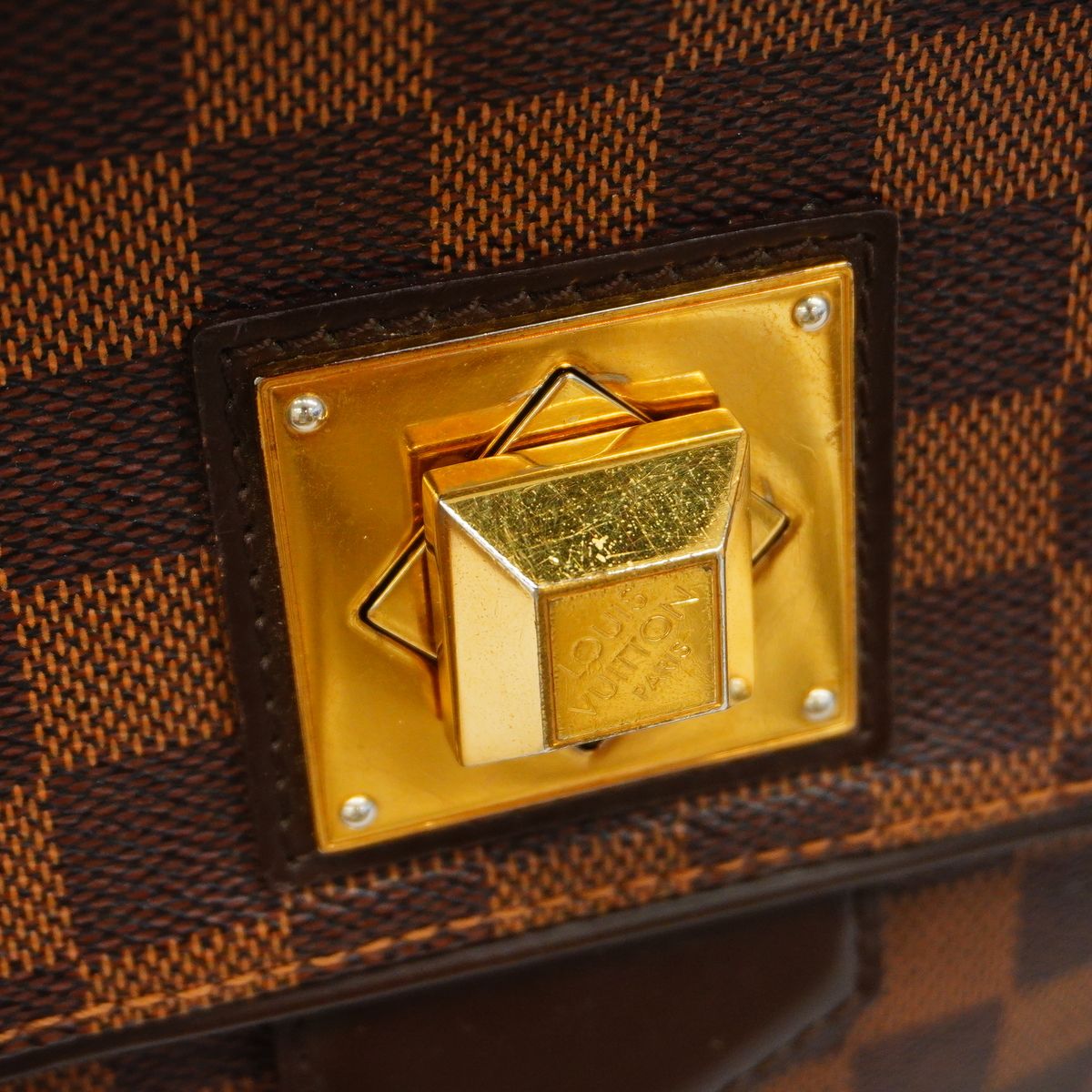 Louis Vuitton Handbag Damier Bergamo MM Ebene 2-Way Bag — view 8