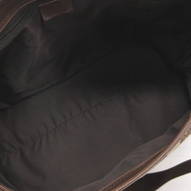 Gucci GG Canvas Tote Bag Brown — view 8