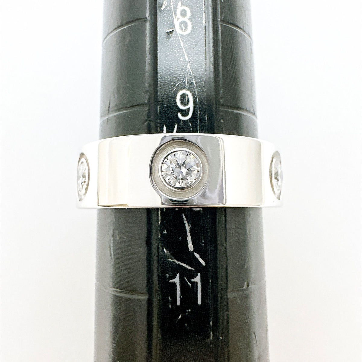 Cartier Love Full Diamond White Gold Ring — view 8
