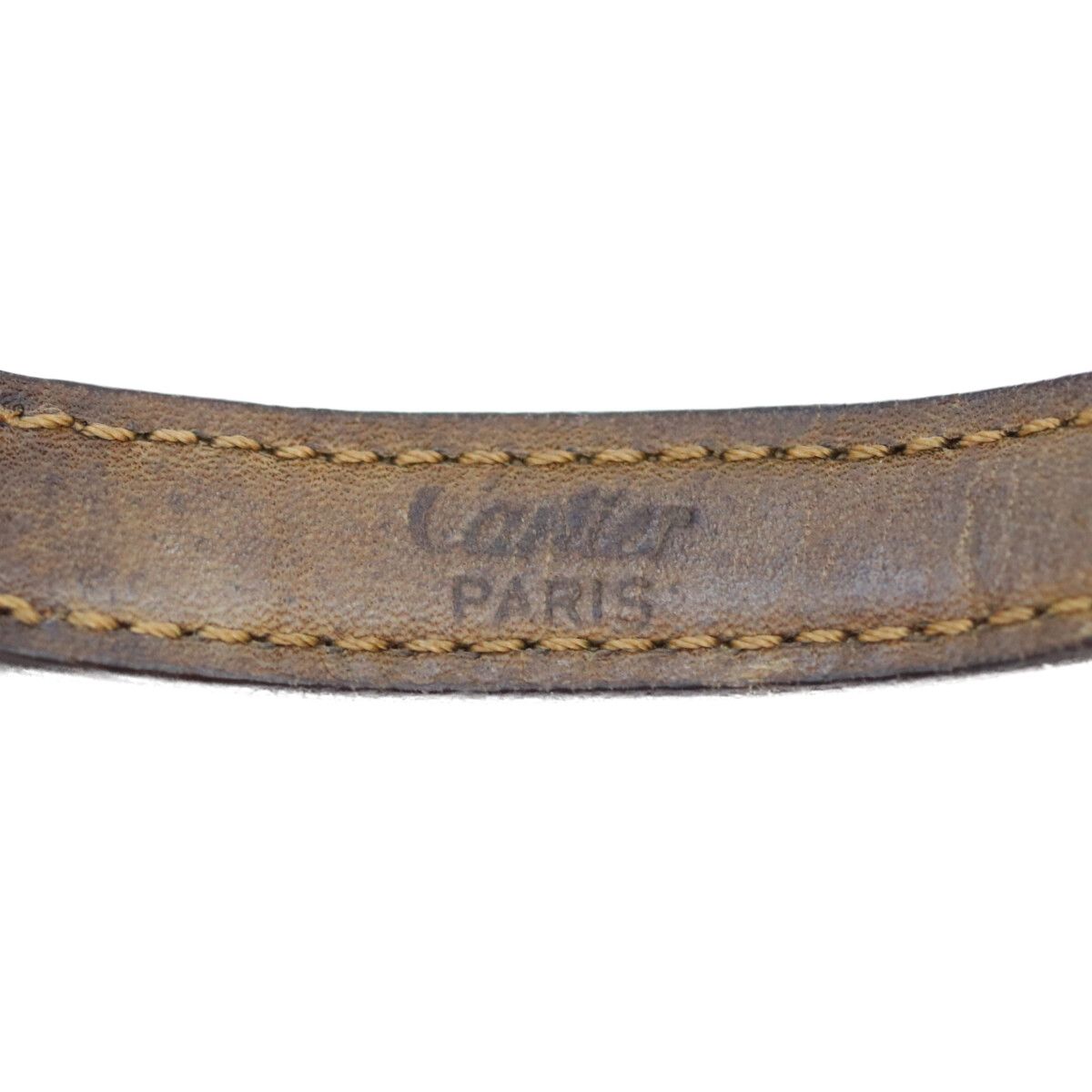 Cartier Must Colisee Vermeil SM Gold Mirror Dial Quartz Leather — view 8