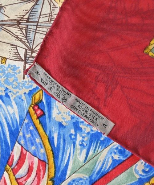 Hermes Bandana Scarf White — view 6
